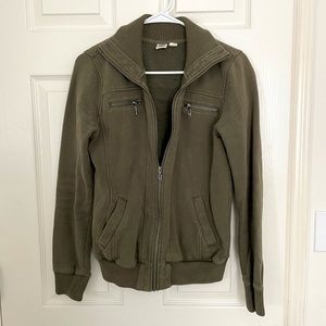 Roxy olive green jacket size S